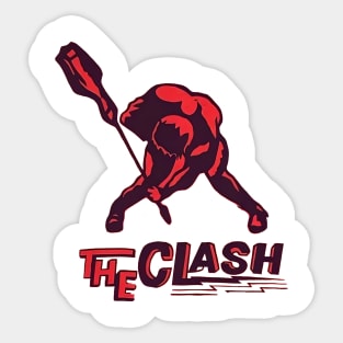 LONDON CALLING CLASH DISTRESSED Sticker